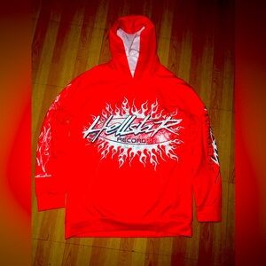Red Graphic Hoodie